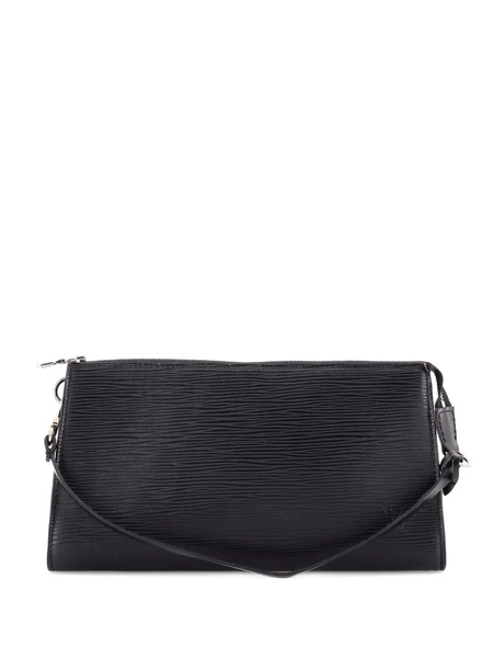  Louis Vuitton Pre-owned Pochette Accessoires Epi Leather Clutch Bag - Black 