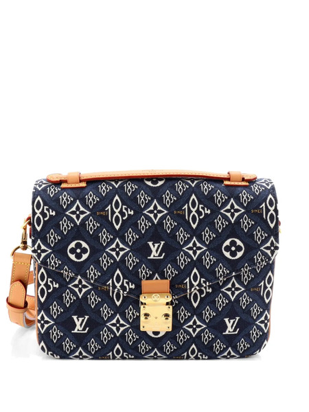  Louis Vuitton Pre-owned Pochette Metis Limited Edition Since 1854 Monogram Jacquard Crossbody Bag - Blue 