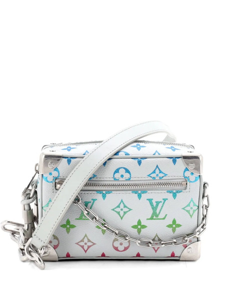  Louis Vuitton Pre-owned Soft Trunk Bag Monogram Iridescent Gradient Canvas Mini Crossbody Bag - Grey 