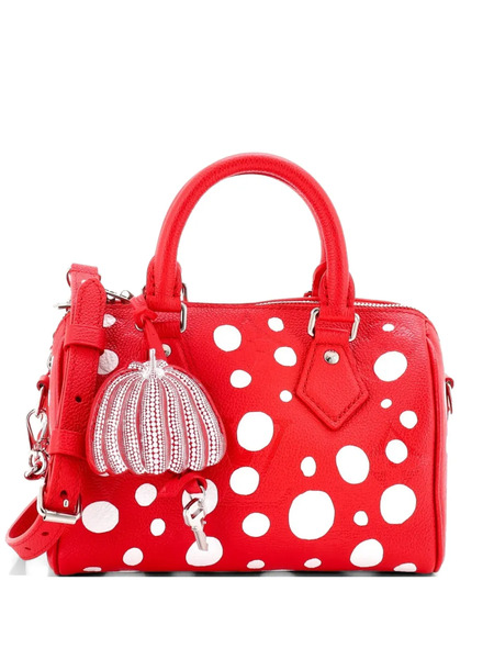  Louis Vuitton Pre-owned Speedy Bandouliere Bag Yayoi Kusama Infinity Dots Monogram Empreinte Giant 20 Satchel - Red 