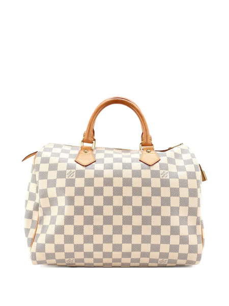  Louis Vuitton Pre-owned Speedy Handbag Damier 30 Satchel - White 