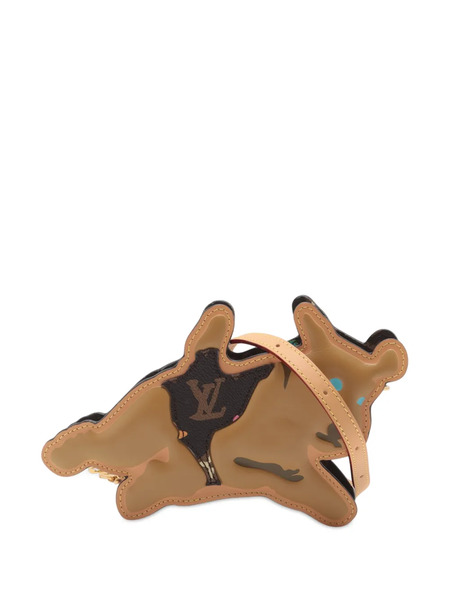  Louis Vuitton Pre-owned 2021-2025 Tyler The Creator Monogram Craggy Dog On Strap Wearable Wallet Crossbody Bag - Brown 