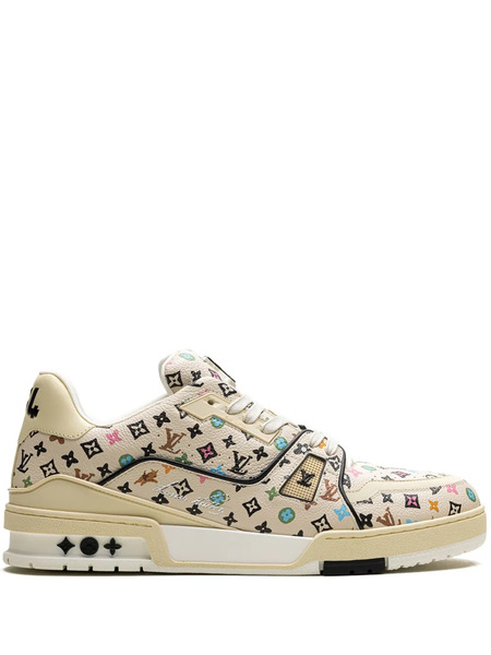  Louis Vuitton Pre-owned X Tyler The Creator Lv Trainer Sneakers - Neutrals 