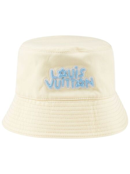  Louis Vuitton Pre-owned X Tyler The Creator Monogram Craggy Bucket Hat - Neutrals 