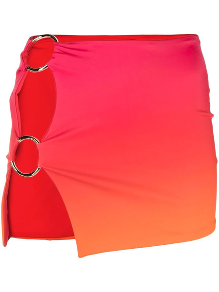  Louisa Ballou Double-ring Mini Skirt - Pink 