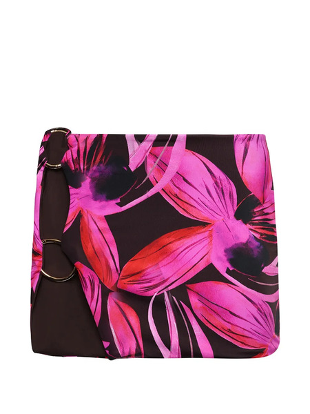  Louisa Ballou Floral Mini Skirt - Pink 