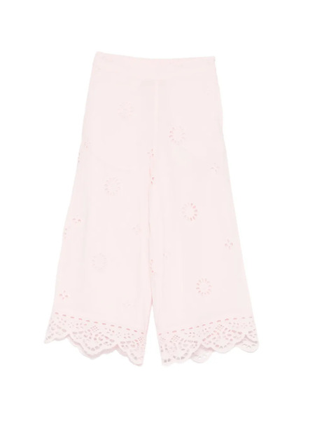  Louise Misha Embroidered Trousers - Pink 