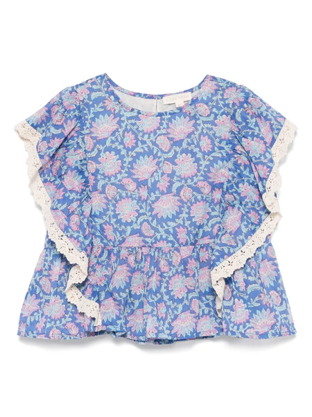  Louise Misha Kids Ines Blouse - Blue 