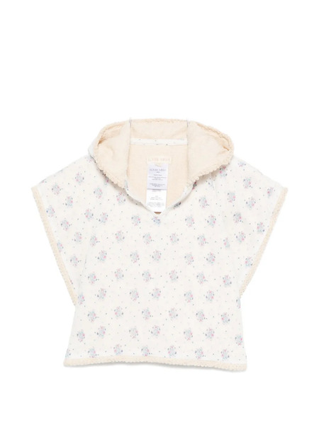  Louise Misha Kids Mael Floral-print Beach Cape - Neutrals 