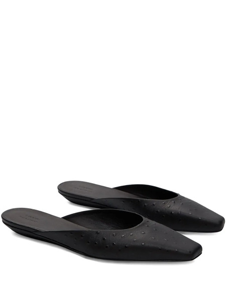  Loulou De Saison Alix Square-toe Mules - Black 
