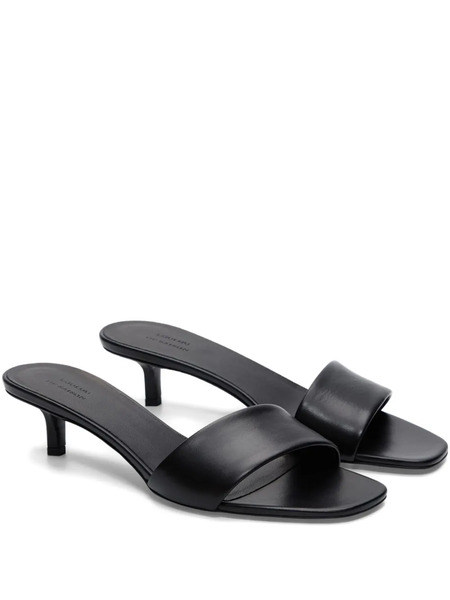  Loulou De Saison Andy Heeled Mules - Black 
