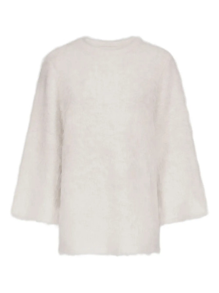  Loulou De Saison Bell-sleeve Sweater - Neutrals 