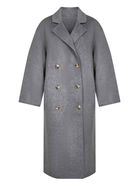  Loulou De Saison Borneo Double-breasted Coat - Grey 