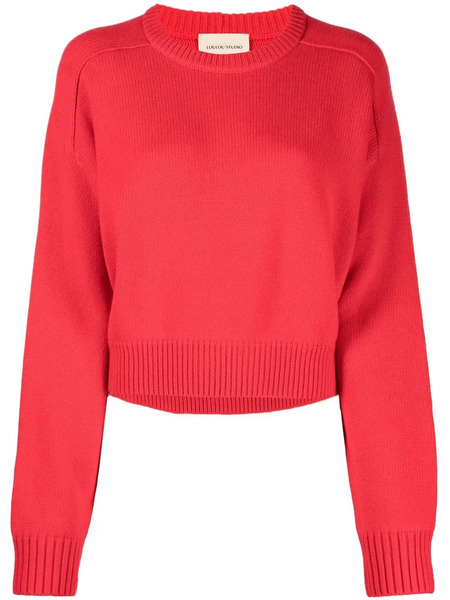  Loulou De Saison Bruzzi Wool-cashmere Jumper - Red 