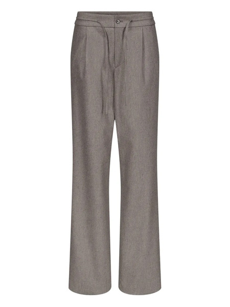  Loulou De Saison Harlem Pleated Drawstring Trousers - Brown 