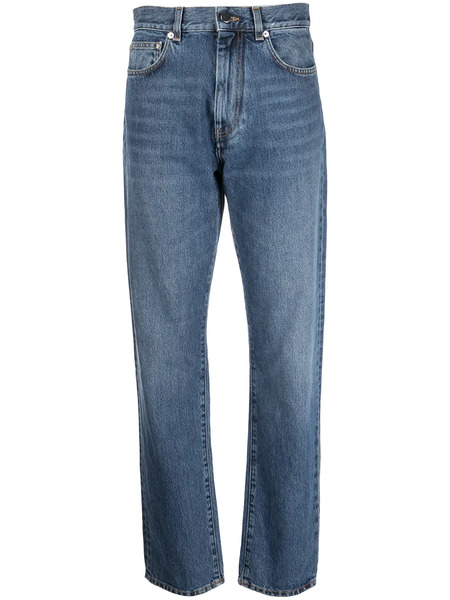  Loulou De Saison High-rise Straight-leg Jeans - Blue 