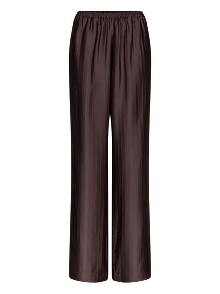  Loulou De Saison Kadala Striped Trousers - Brown 