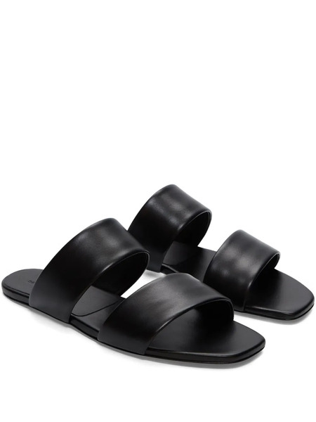  Loulou De Saison Kairo Top-strap Flat Sandals - Black 