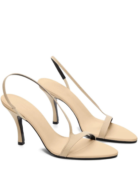  Loulou De Saison Lane Top-strap Heeled Sandals - Neutrals 