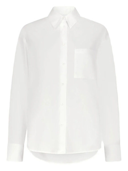  Loulou De Saison Lee Patch-pocket Shirt - White 