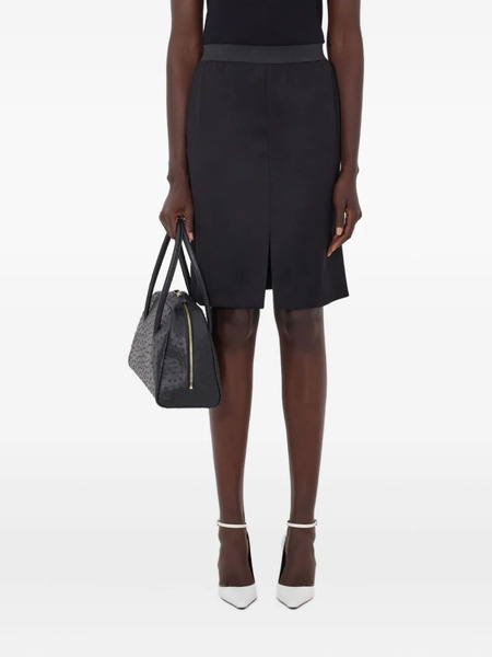  Loulou De Saison Lima Front-vent Midi Skirt - Black 