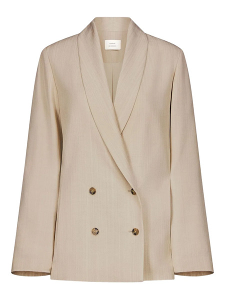  Loulou De Saison Minka Double-breasted Blazer - Neutrals 