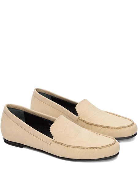  Loulou De Saison Pesaro Topstitching Loafers - Neutrals 