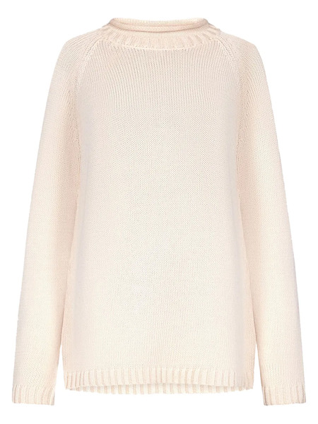  Loulou De Saison Raglan-sleeve Ribbed Sweater - Neutrals 
