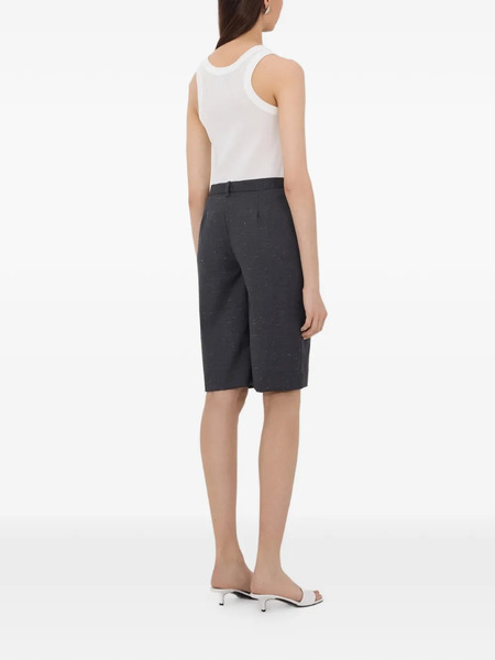  Loulou De Saison Ray Tailored Shorts - Black 
