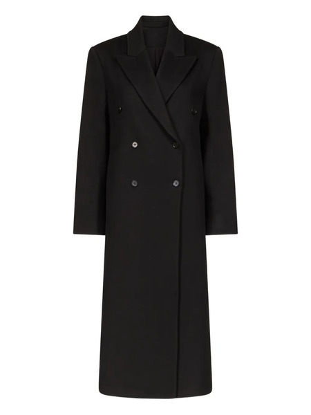  Loulou De Saison Rosco Double-breasted Coat - Black 