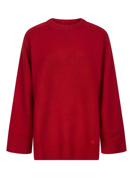  Loulou De Saison Safi Wide-cuff Cashmere Sweater - Red 