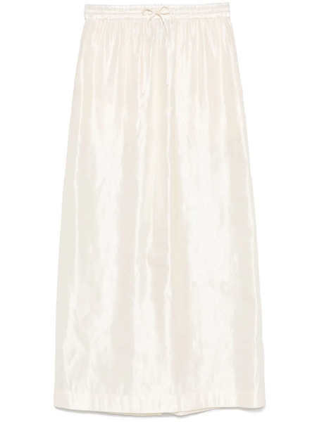  Loulou De Saison Satin Maxi Skirt - Neutrals 