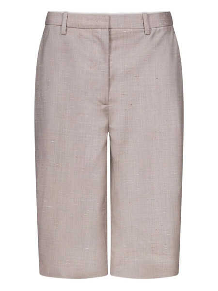  Loulou De Saison Side-pocket Knee-length Shorts - Neutrals 