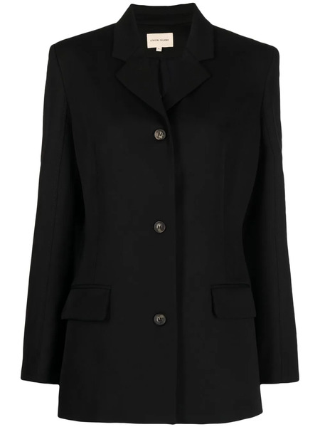  Loulou De Saison Single-breasted Virgin-wool Blazer - Black 