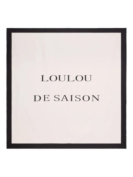 Loulou De Saison Square-shape Scarf - Neutrals 