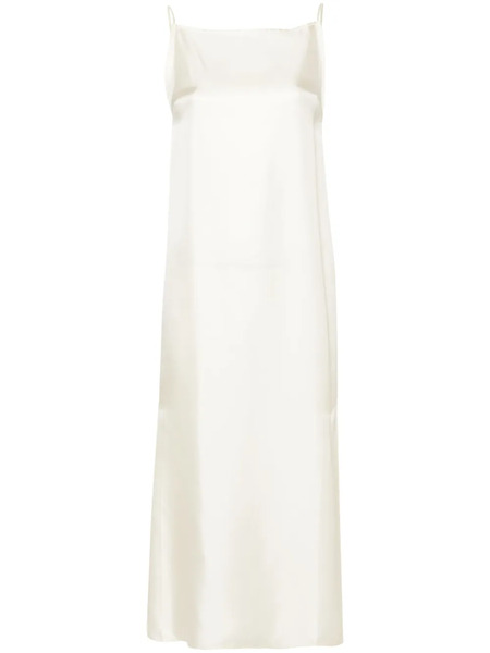  Loulou De Saison Sulum Silk Midi Dres - Neutrals 
