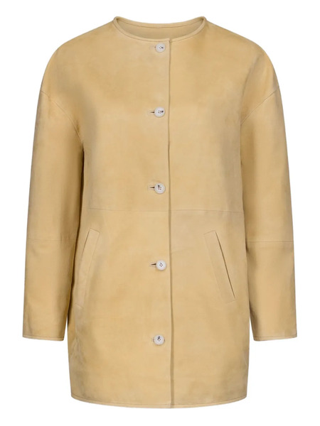  Loulou De Saison Waren Crew-neck Coat - Neutrals 