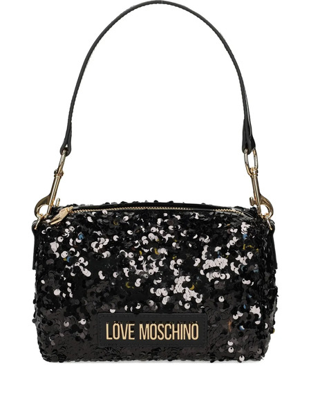  Love Moschino Sequin Satchel - Black 