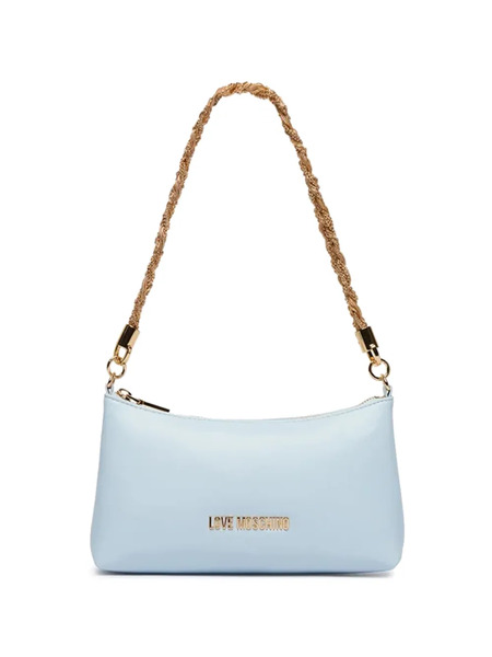  Love Moschino Twisted Strap Tote Bag - Blue 