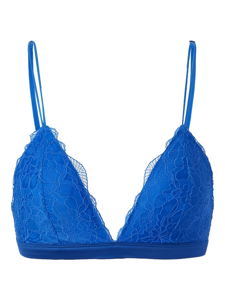  Love Stories Lace-trimmed Bra - Blue 