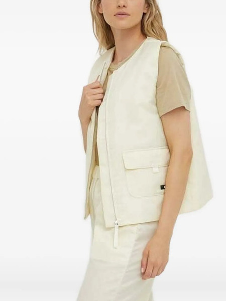  Lovechild Zip-front Gilet - Neutrals 