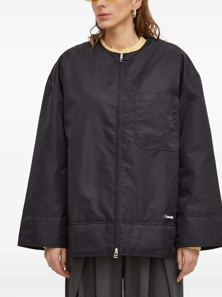  Lovechild Zip-front Patch-pocket Jacket - Black 