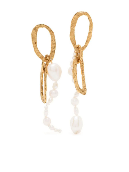  Loveness Lee Aris Pearl-embellished Earrings - Gold 