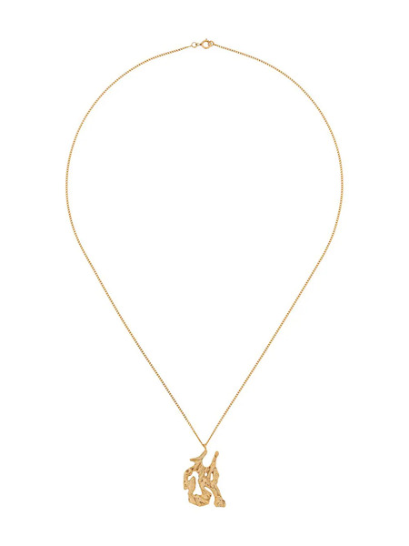  Loveness Lee Snake Chinese Zodiac Necklace - Gold 