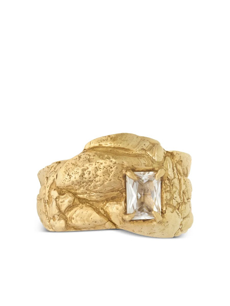  Loveness Lee Textured Sapphire Ring - Gold 