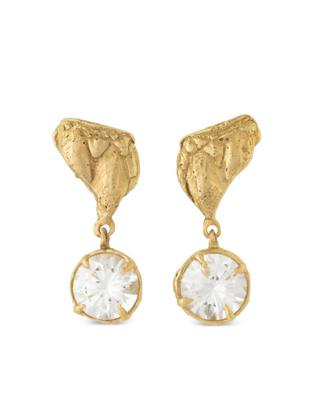  Loveness Lee Tota Sapphire Drop Earrings - Gold 