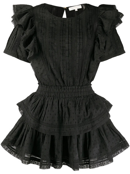  Loveshackfancy Natasha Embroidered Dress - Black 