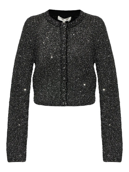  Loveshackfancy Sequin-embellished Cardigan - Black 