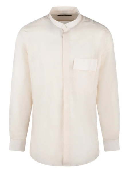  Low Brand Collarless Shirt - Neutrals 