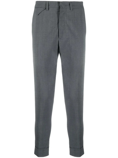  Low Brand Melange-effect Tailored Trousers - Grey 